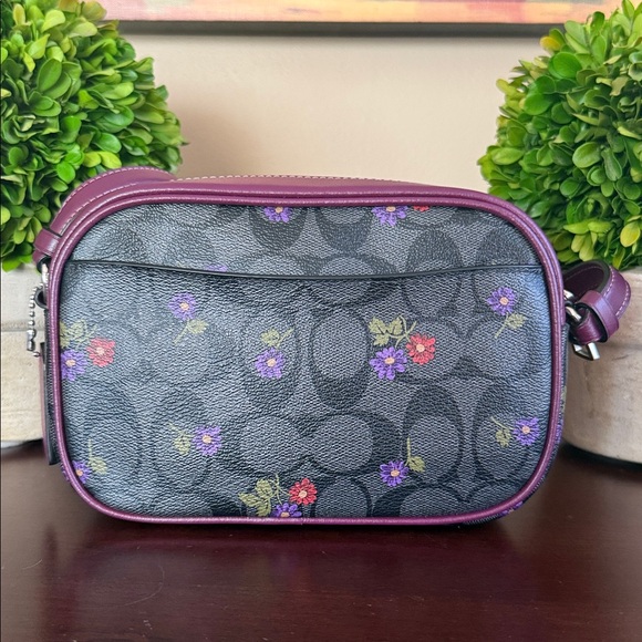 COACH CM958 💜SIGNATURE FLORAL💜 MINNI JAMIE 💜 CAMERA BAG 🌟LIKE NEW🌟 - Picture 11 of 17